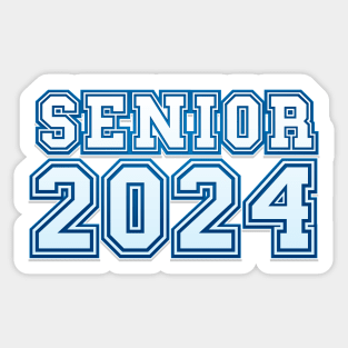 Retro tipography Senior 2024 Sport Sticker